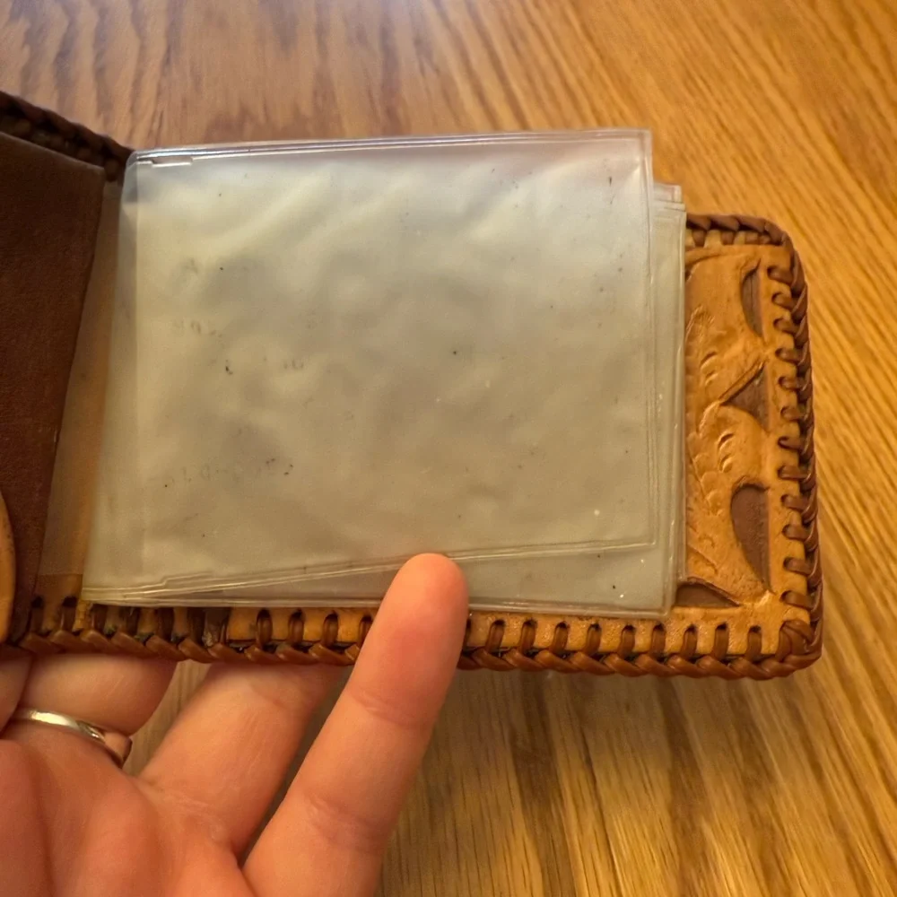 Handcrafted Vintage Brown Leather Wallet